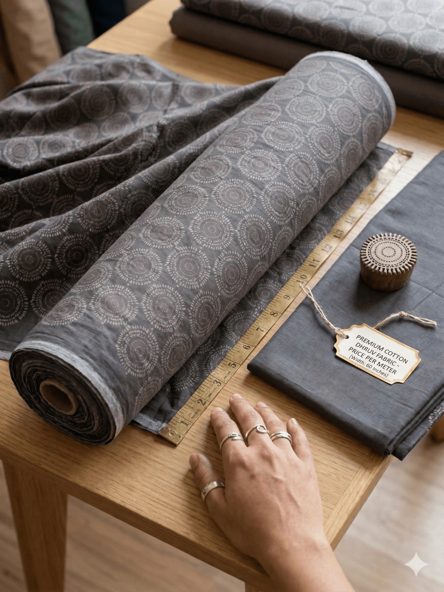 Premium Rayon Cotton Printed Fabric M01 – 44" Width | Soft, Breathable & Stylish (Sold by Meter)
